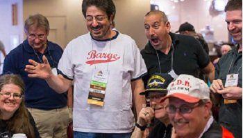 Candid shot at BARGE